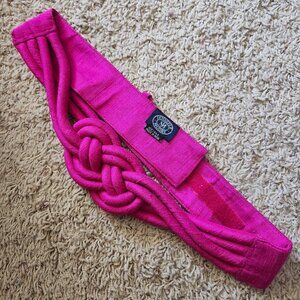 Jennifer Moore, Fushia, 100% Silk, Adjustable Velcro